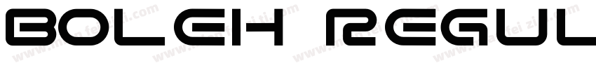 Boleh Regular字体转换